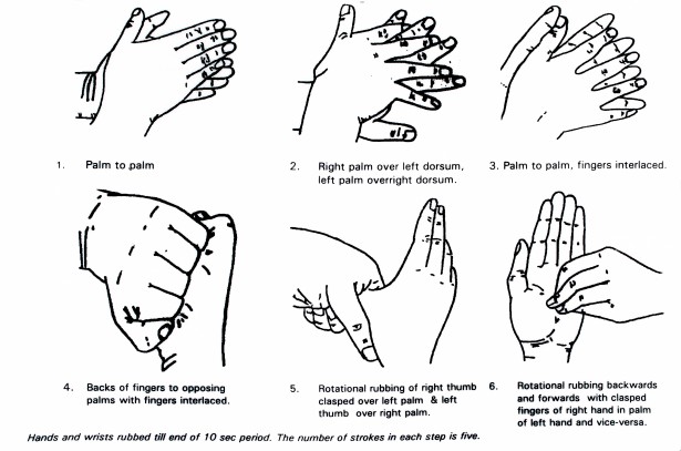 How to wash hands right. Click and learn more about it. 